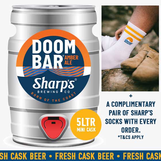 Doom Bar 5L Mini Cask (Fresh Cask Beer - Must Be Consumed Within 5 Days)