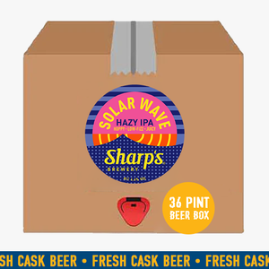 Solar Wave Beer Box (36 pints Fresh Cask Beer - must be consumed within 5 Days)