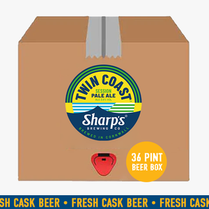 Twin Coast Beer Box (36 pints Fresh Cask Beer - must be consumed within 5 Days)