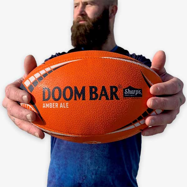 Doom Bar Rhino Rugby Ball (Orange)